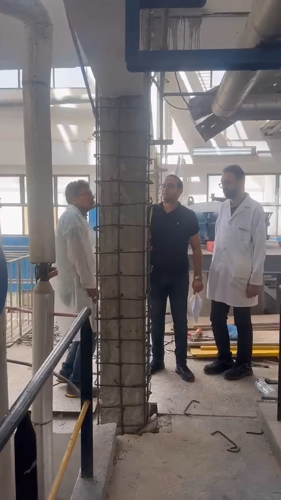 Visite du chantier d’extension de l’usine Baltimar